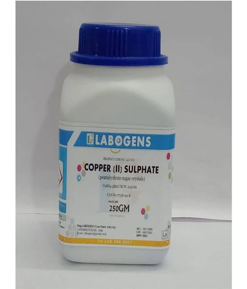 LABOGENS COPPER (II) SULPHATE Extra Pure 250GM - Stationery | Buy online on ZillyBuy
