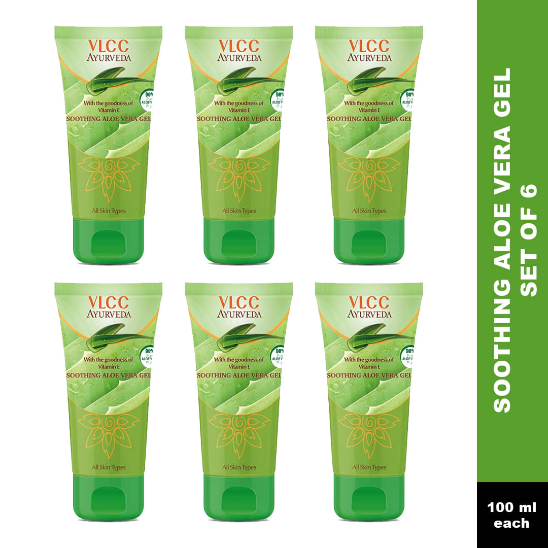     			Vlcc Ayurveda Soothing Aloe Veragel , 100G(Pack Of 6)