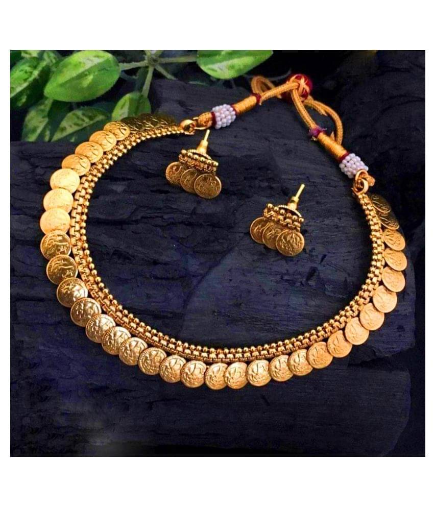 gilher Copper Golden Traditional Necklaces Set Contemporary gilher Copper Golden Traditional Necklaces Set Contemporary
