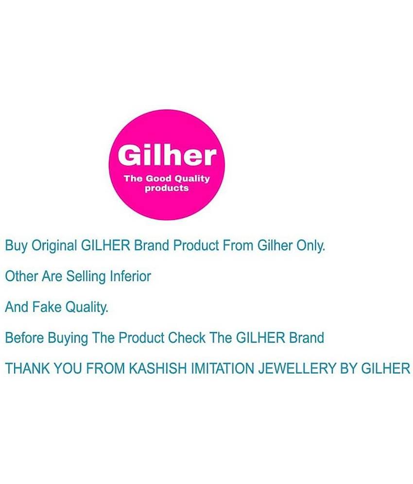 gilher Copper Golden Traditional Necklaces Set Contemporary