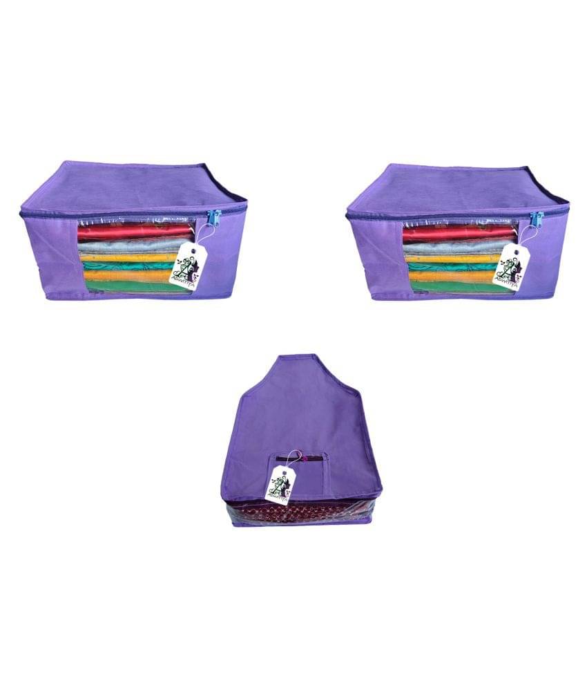 ADWITIYA - Closet Organizers ( Pack of 3 ) ADWITIYA - Closet Organizers ( Pack of 3 )