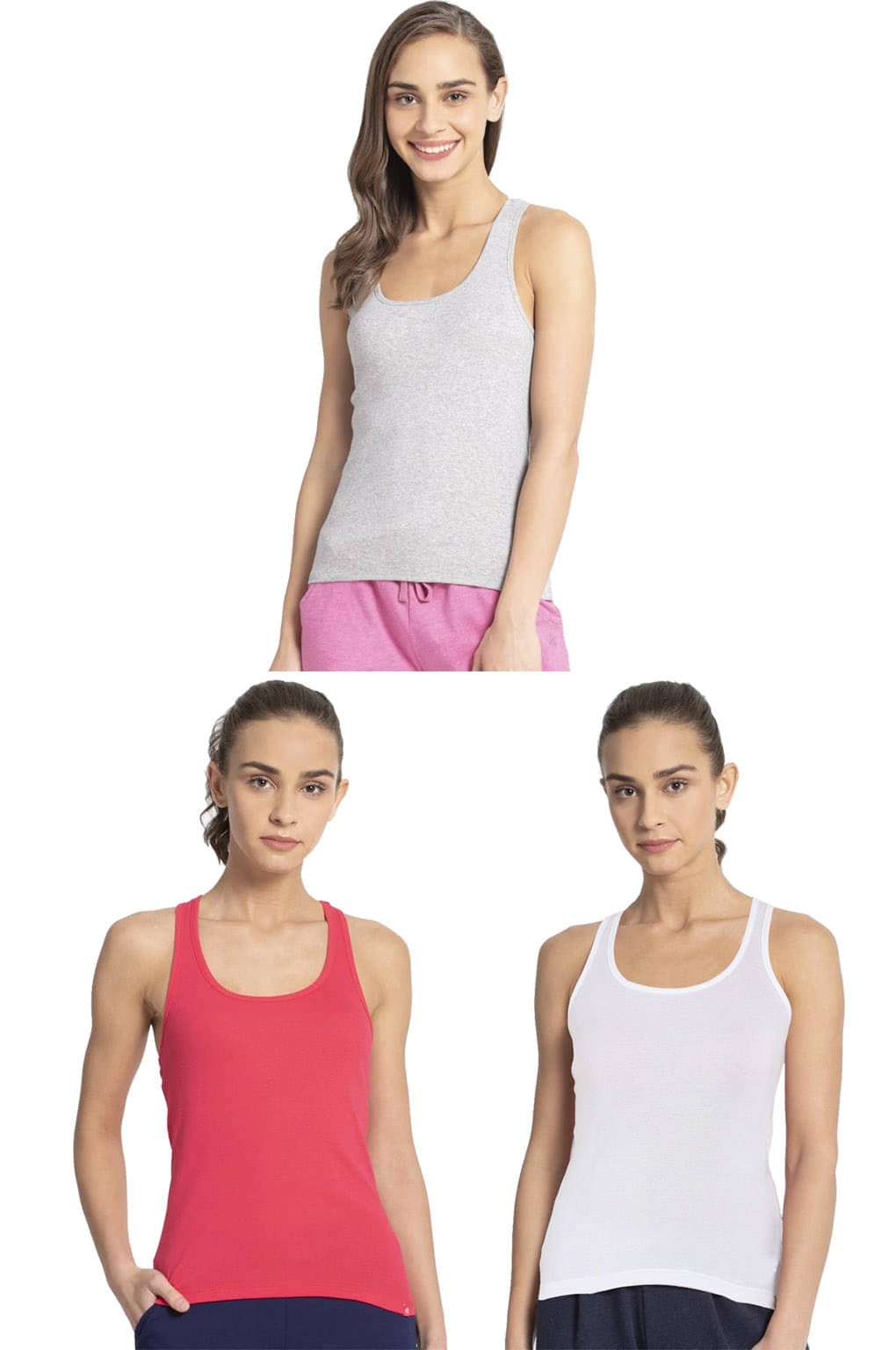Jockey Cotton Tanks - Multi Color Jockey Cotton Tanks - Multi Color