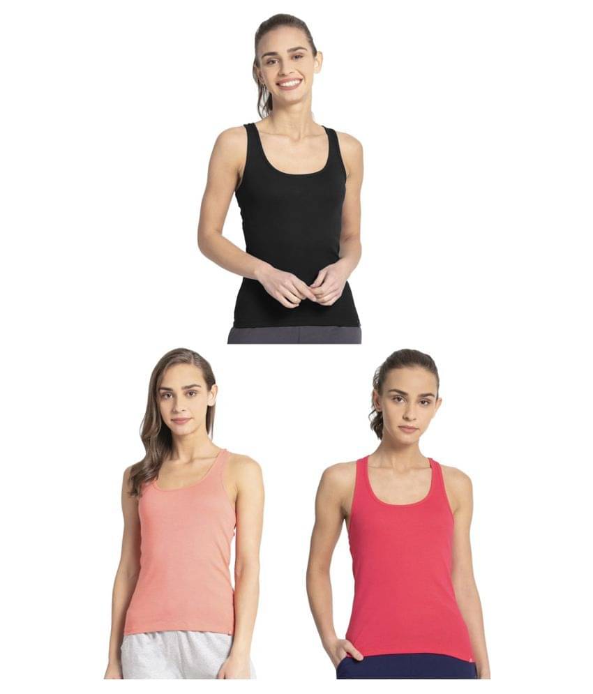     			Jockey Cotton Tanks - Multi Color