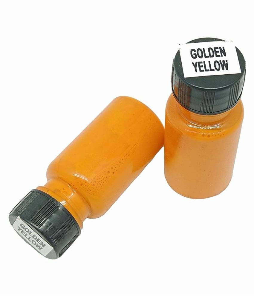     			PRANSUNITA Pigment Acramine Dye for Block and Screen Textile Printing, 20 ml, Pack of 2 pcs  GOLDEN YELLOW