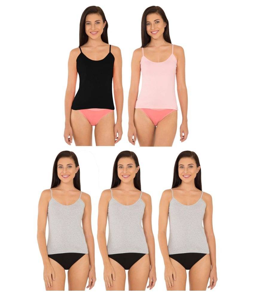     			Jockey Cotton Camisoles - Multi Color