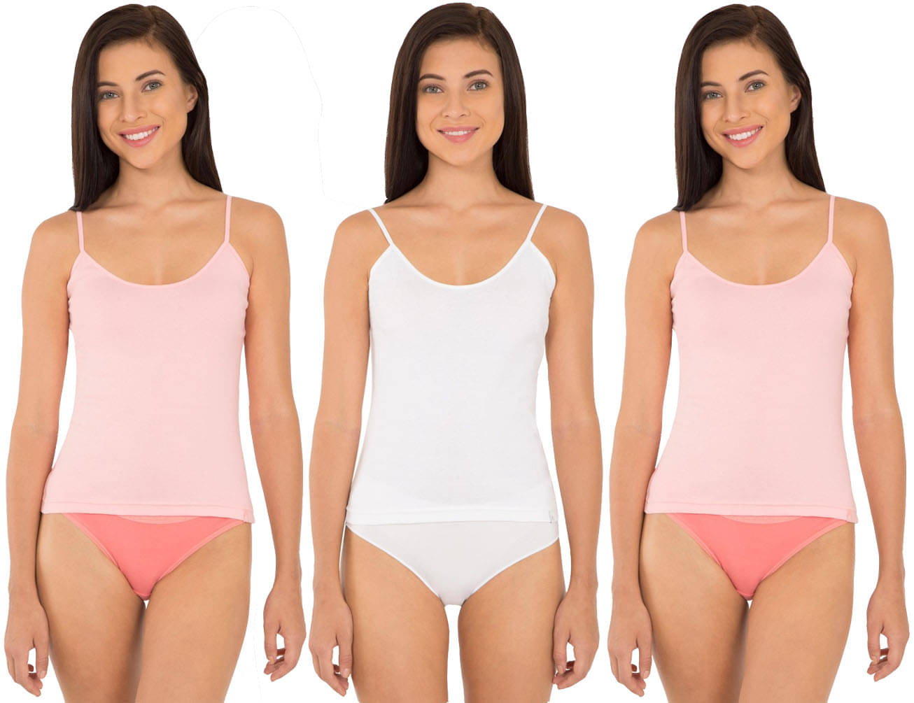 Jockey Cotton Camisoles - Multi Color     			Jockey Cotton Camisoles - Multi Color