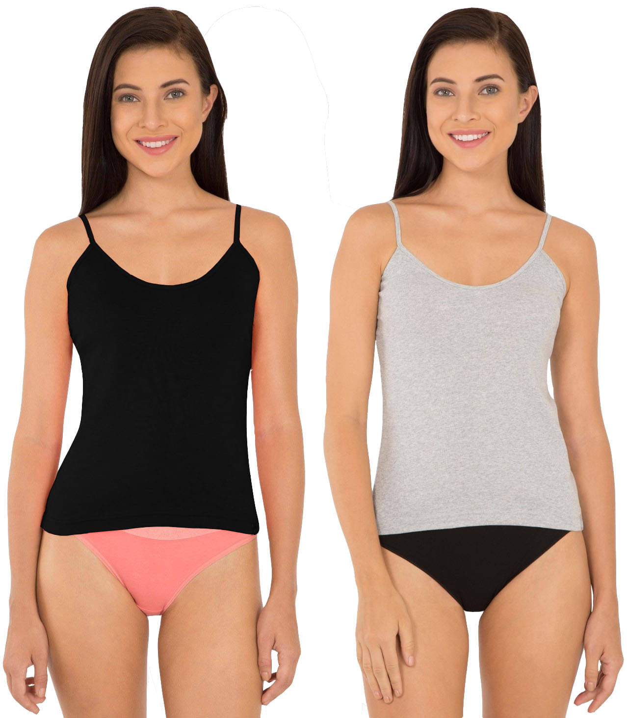     			Jockey Cotton Camisoles - Multi Color