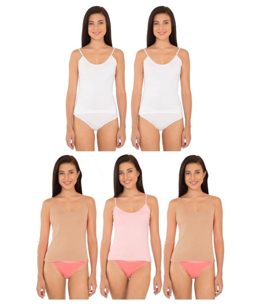 Jockey Cotton Camisoles - Multi Color     			Jockey Cotton Camisoles - Multi Color