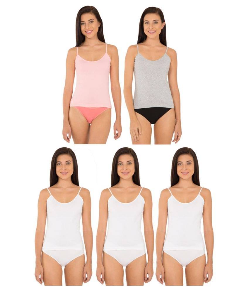     			Jockey Cotton Camisoles - Multi Color