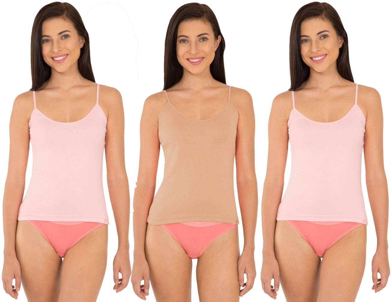 Jockey Cotton Camisoles - Multi Color Jockey Cotton Camisoles - Multi Color