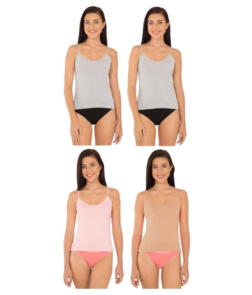 Jockey Cotton Camisoles - Multi Color Jockey Cotton Camisoles - Multi Color