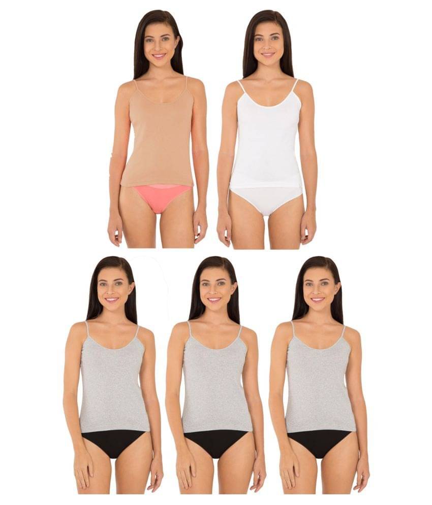 Jockey Cotton Camisoles - Multi Color Jockey Cotton Camisoles - Multi Color