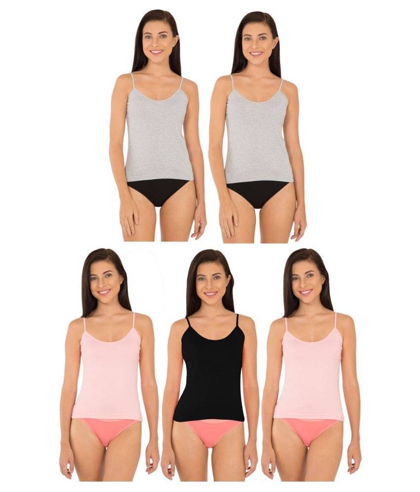     			Jockey Cotton Camisoles - Multi Color