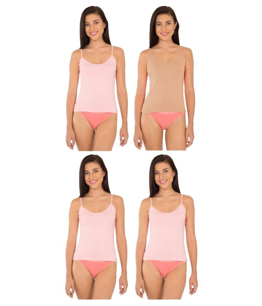     			Jockey Cotton Camisoles - Multi Color
