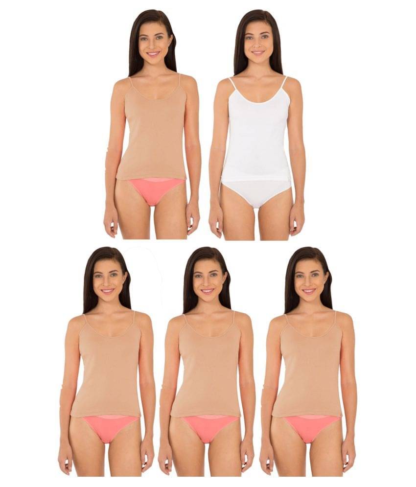 Jockey Cotton Camisoles - Multi Color     			Jockey Cotton Camisoles - Multi Color