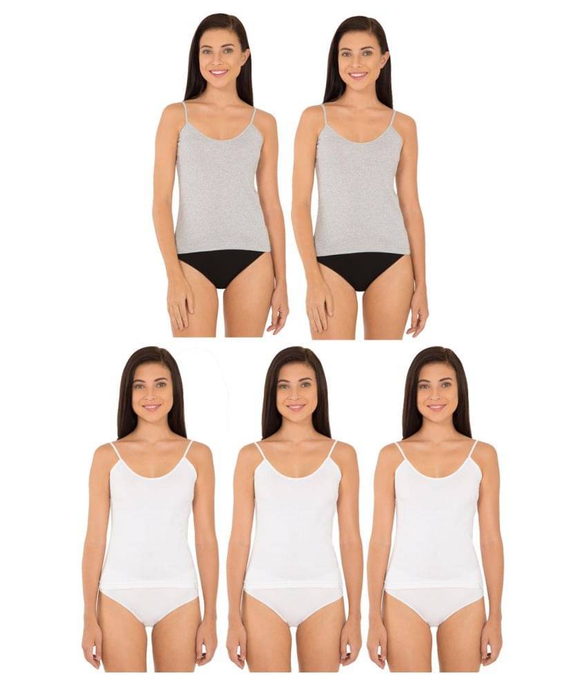     			Jockey Cotton Camisoles - Multi Color