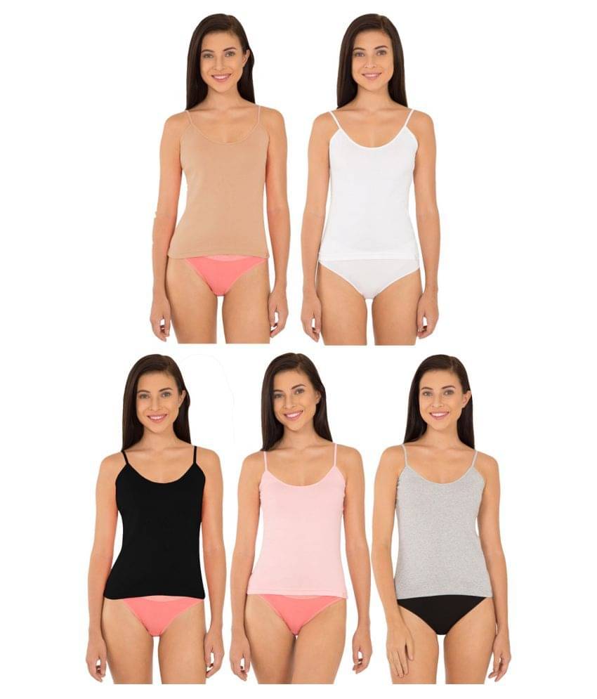     			Jockey Cotton Camisoles - Multi Color