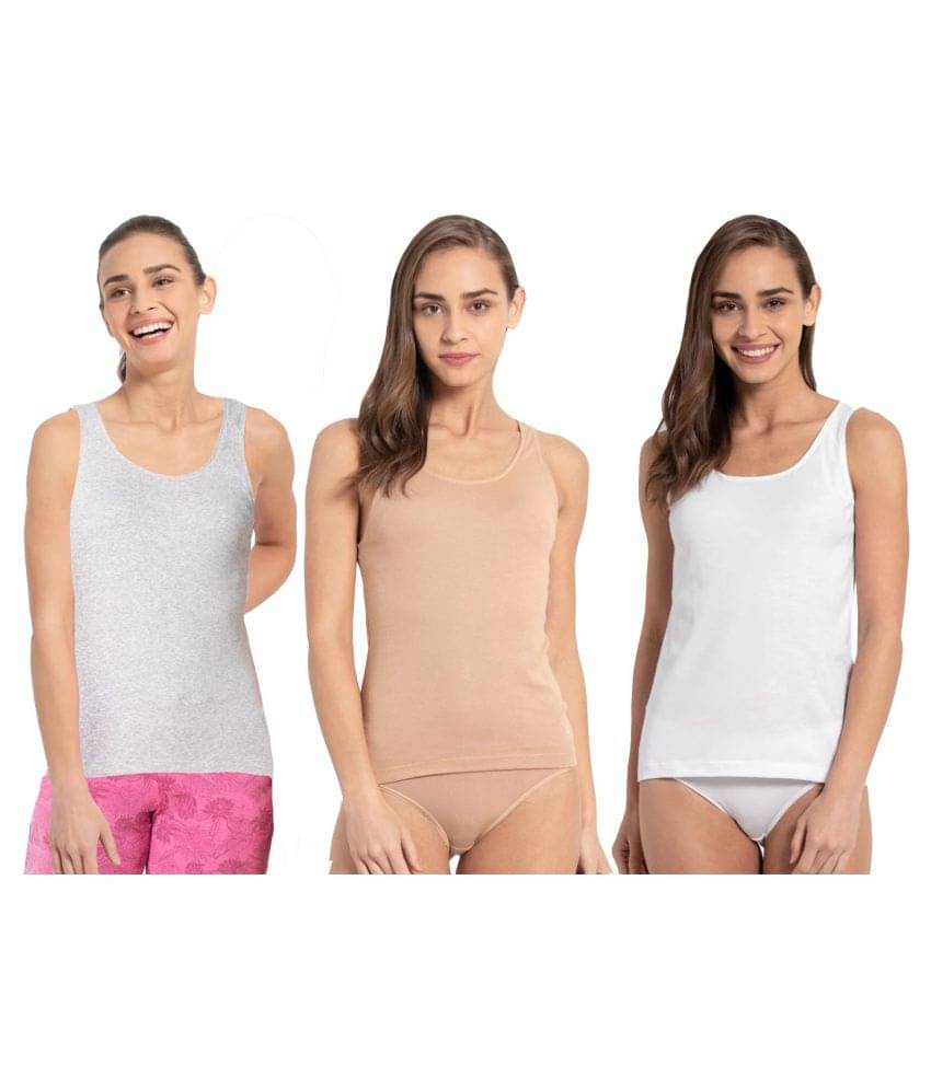     			Jockey Cotton Tanks - Multi Color