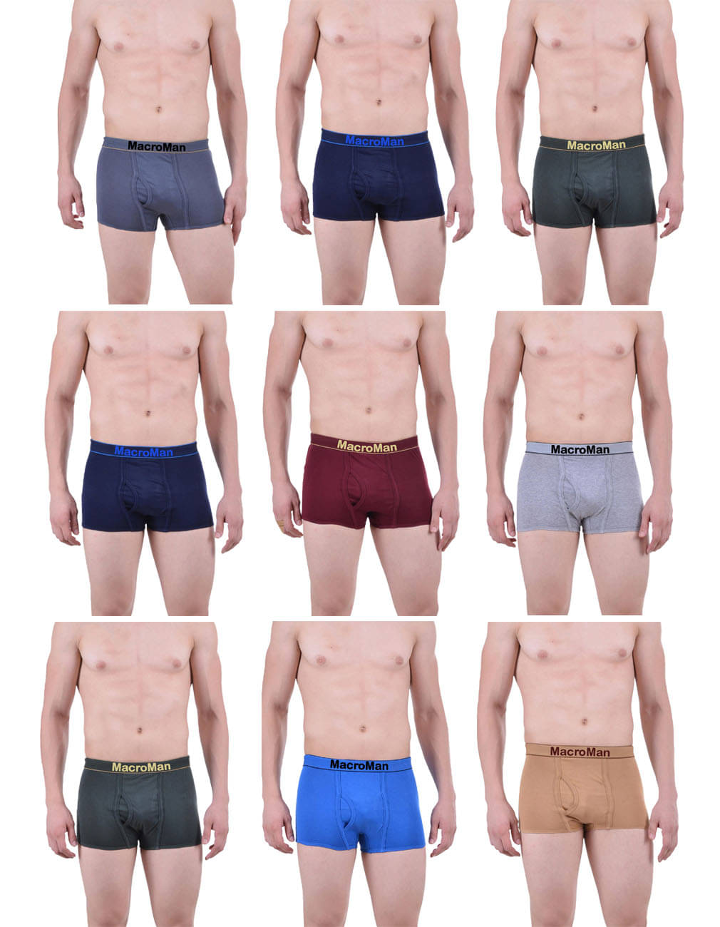 Macroman Multi Trunk Pack of 9 Macroman Multi Trunk Pack of 9