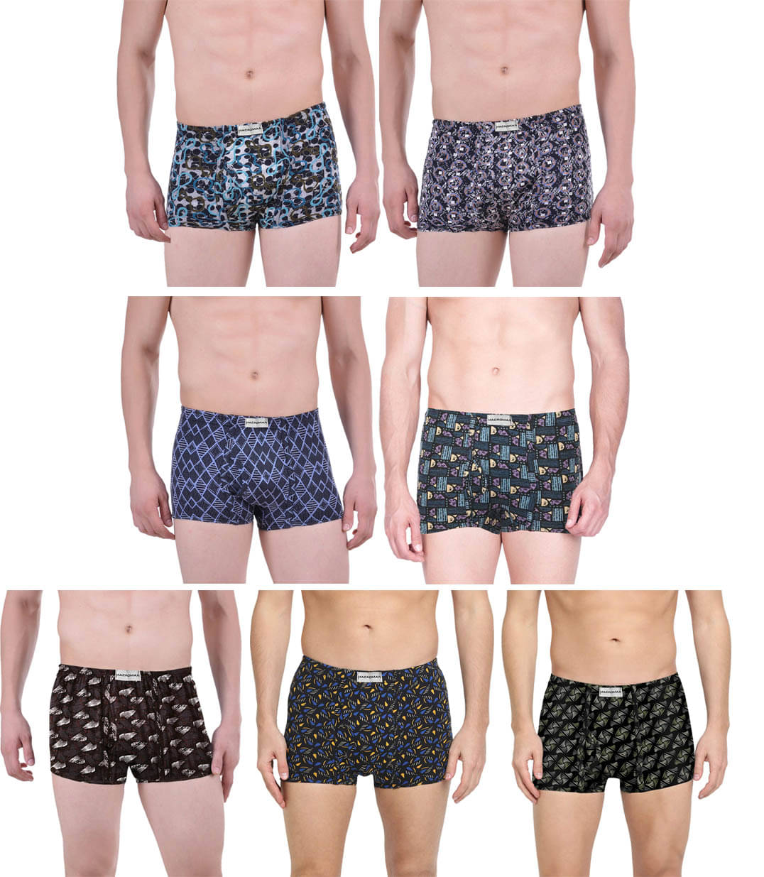 Macroman Multi Trunk Pack of 7 Macroman Multi Trunk Pack of 7