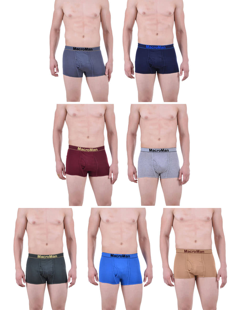 Macroman Multi Trunk Pack of 7
