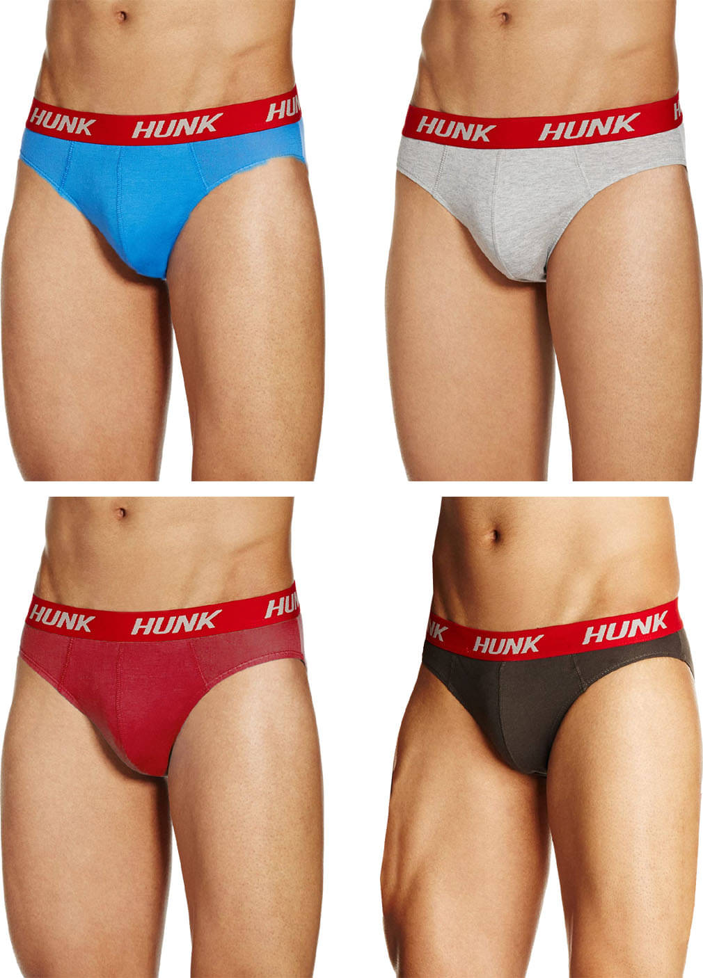 Rupa Hunk Multi Brief Pack of 4 Rupa Hunk Multi Brief Pack of 4