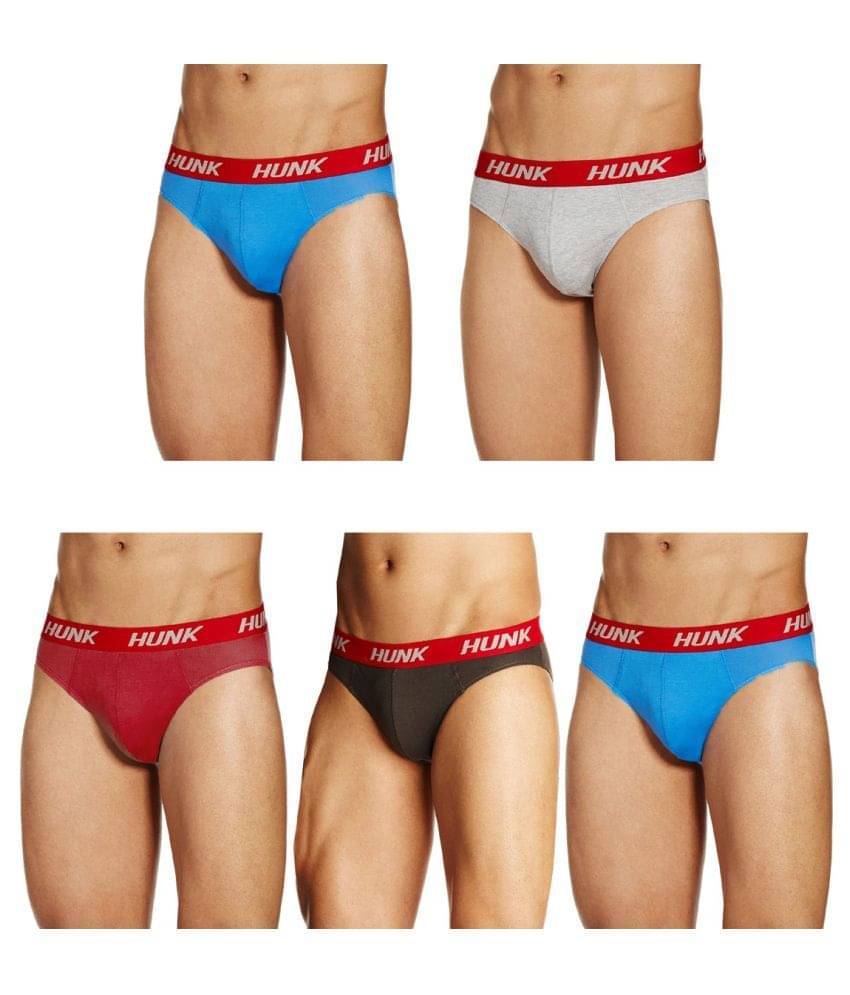 Rupa Hunk Multi Brief Pack of 5 Rupa Hunk Multi Brief Pack of 5