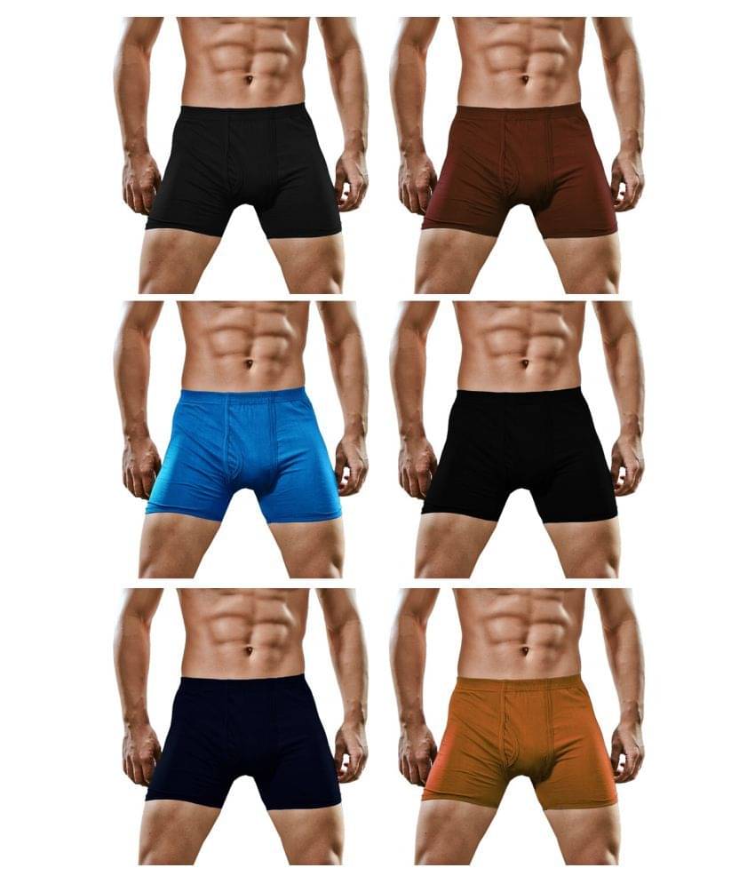Rupa Hunk Multi Trunk Pack of 6 Rupa Hunk Multi Trunk Pack of 6