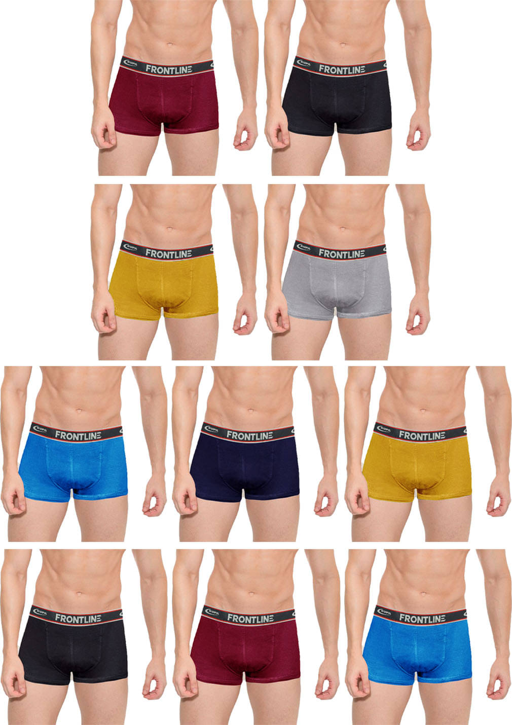 Rupa Hunk Multi Trunk Pack of 10 Rupa Hunk Multi Trunk Pack of 10