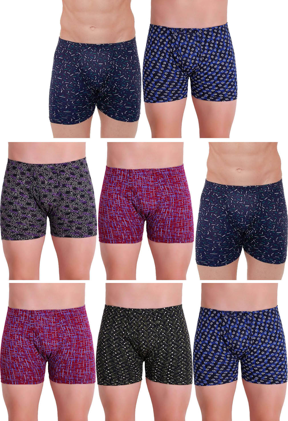 Rupa Hunk Multi Trunk Pack of 8 Rupa Hunk Multi Trunk Pack of 8