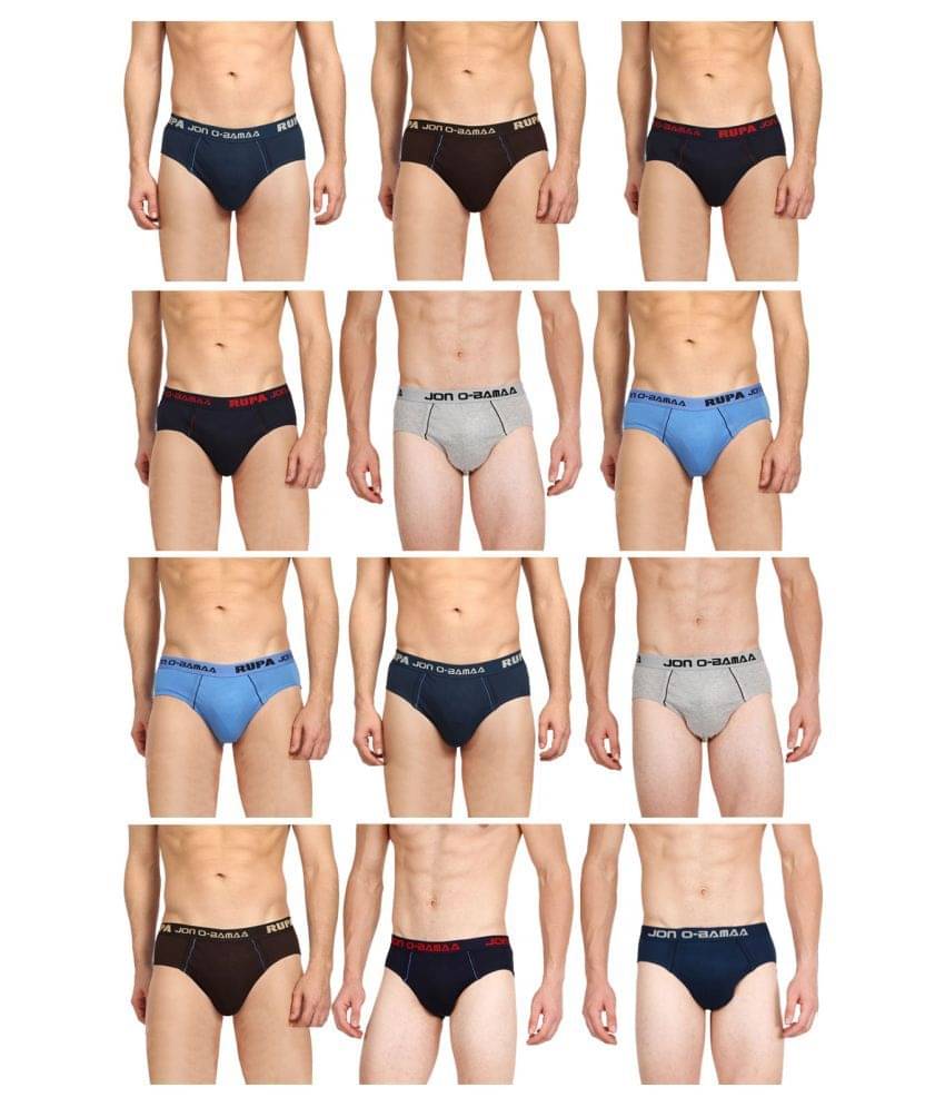     			Rupa Jon Multi Brief Pack of 12