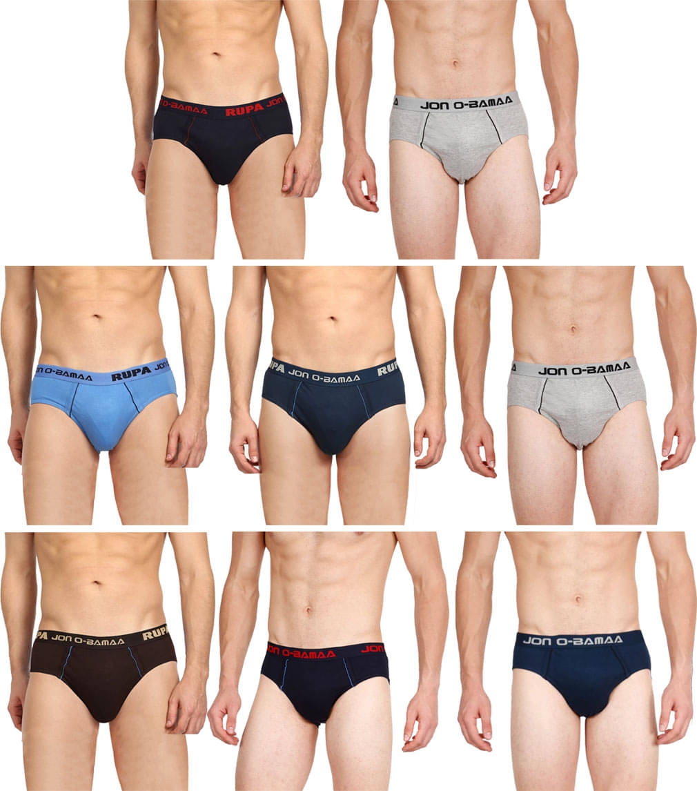 Rupa Jon Multi Brief Pack of 8 Rupa Jon Multi Brief Pack of 8