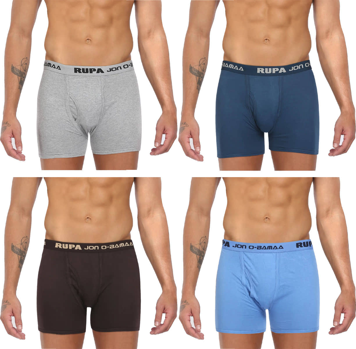 Rupa Jon Multi Trunk Pack of 4