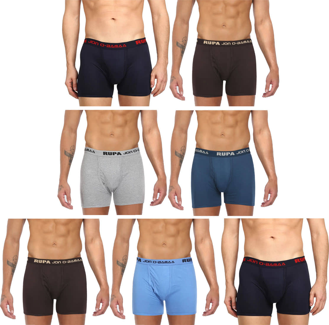 Rupa Jon Multi Trunk Pack of 7