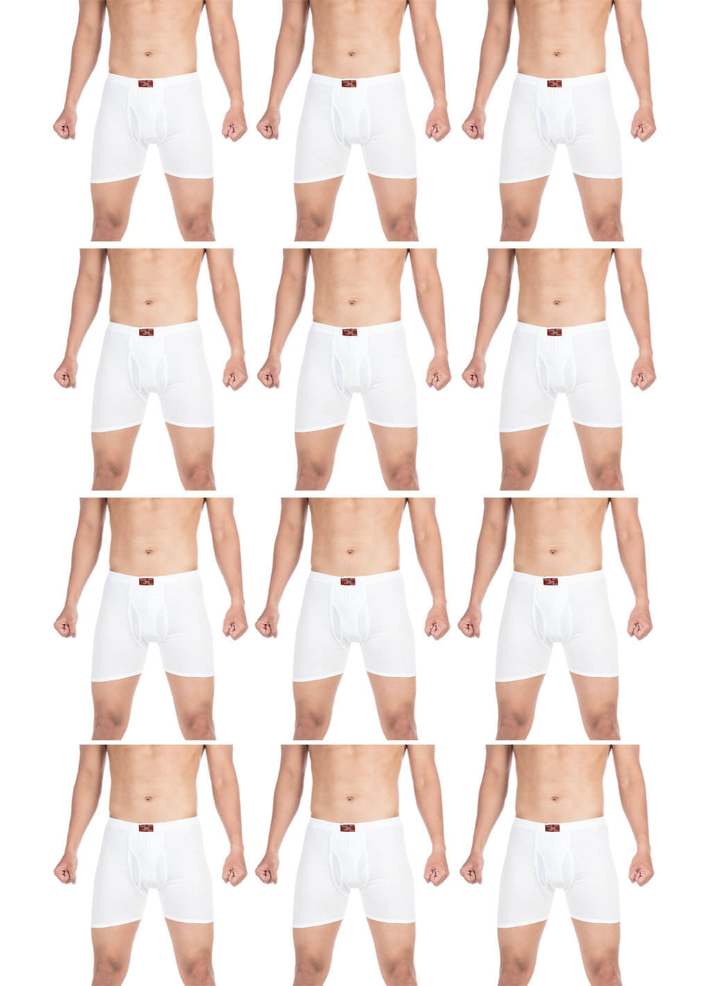     			Rupa Jon White Trunk Pack of 12