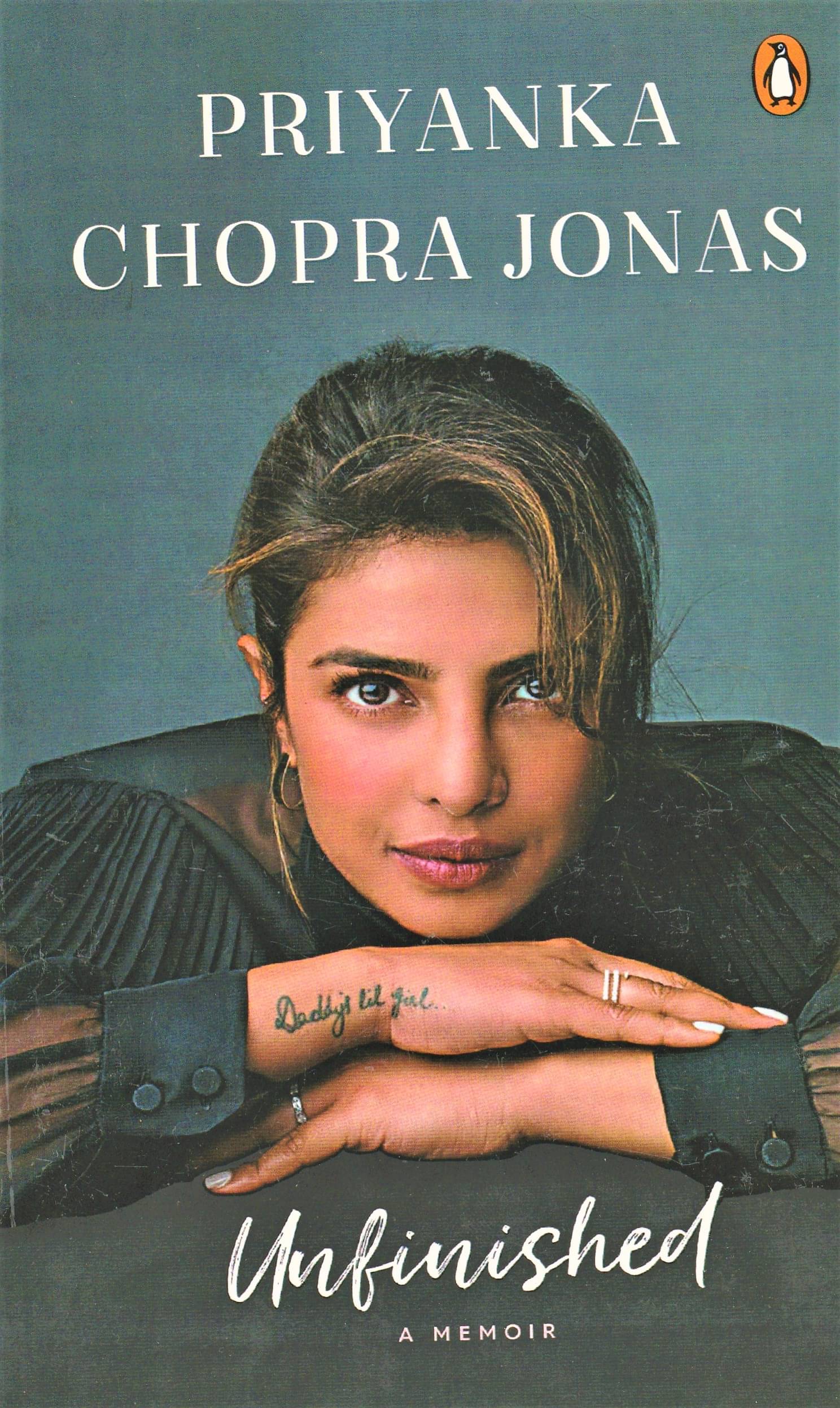     			UNFINISHED A MEMOIR  BY PRIYANKA  CHOPRA JONAS