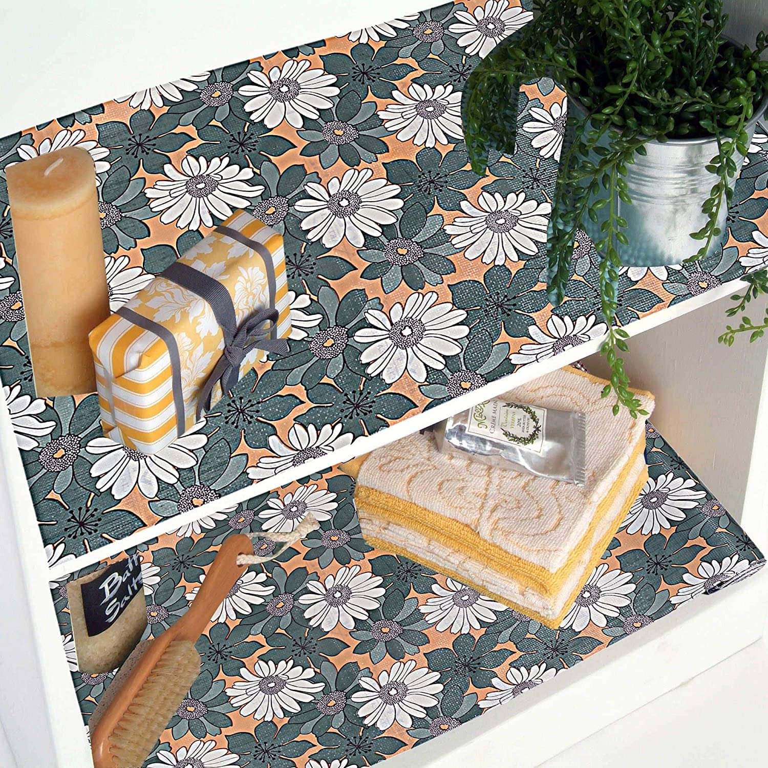 Single PVC Green Kitchen Shelf Cover Cover Single PVC Green Kitchen Shelf Cover Cover