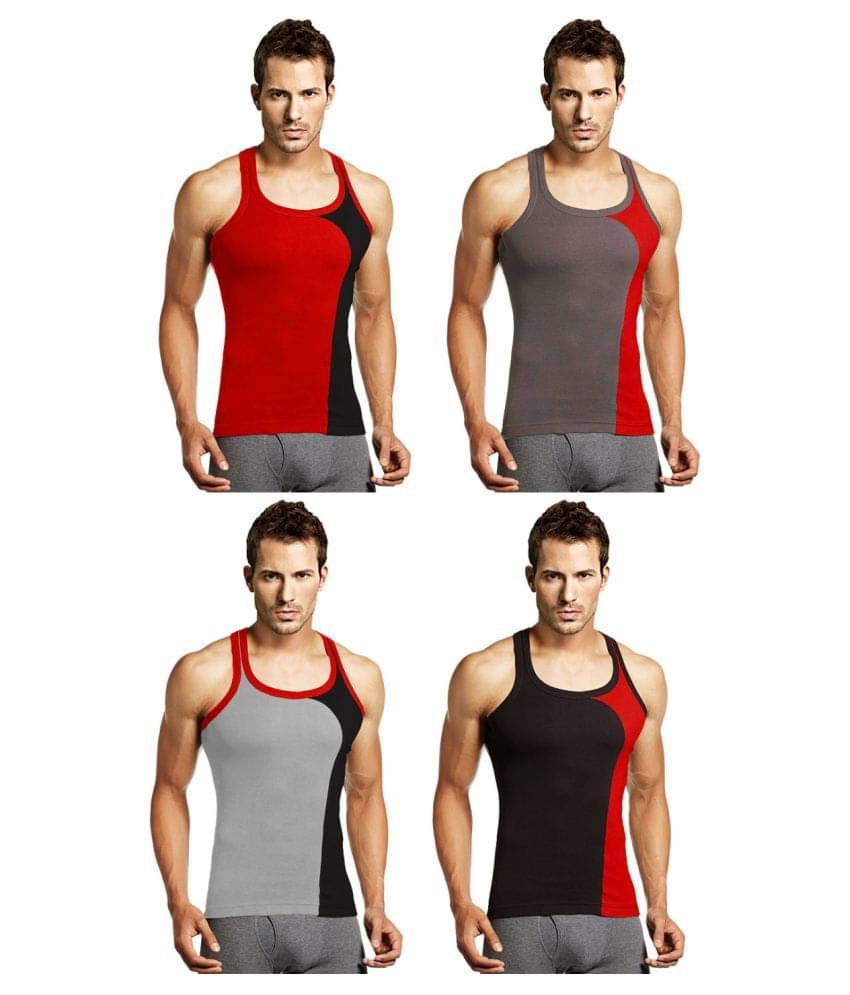 Rupa Hunk White Sleeveless Vests Rupa Hunk White Sleeveless Vests