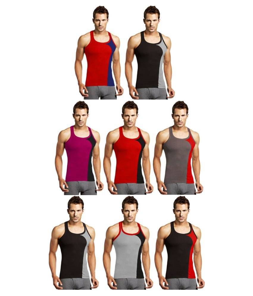 Rupa Hunk White Sleeveless Vests Rupa Hunk White Sleeveless Vests