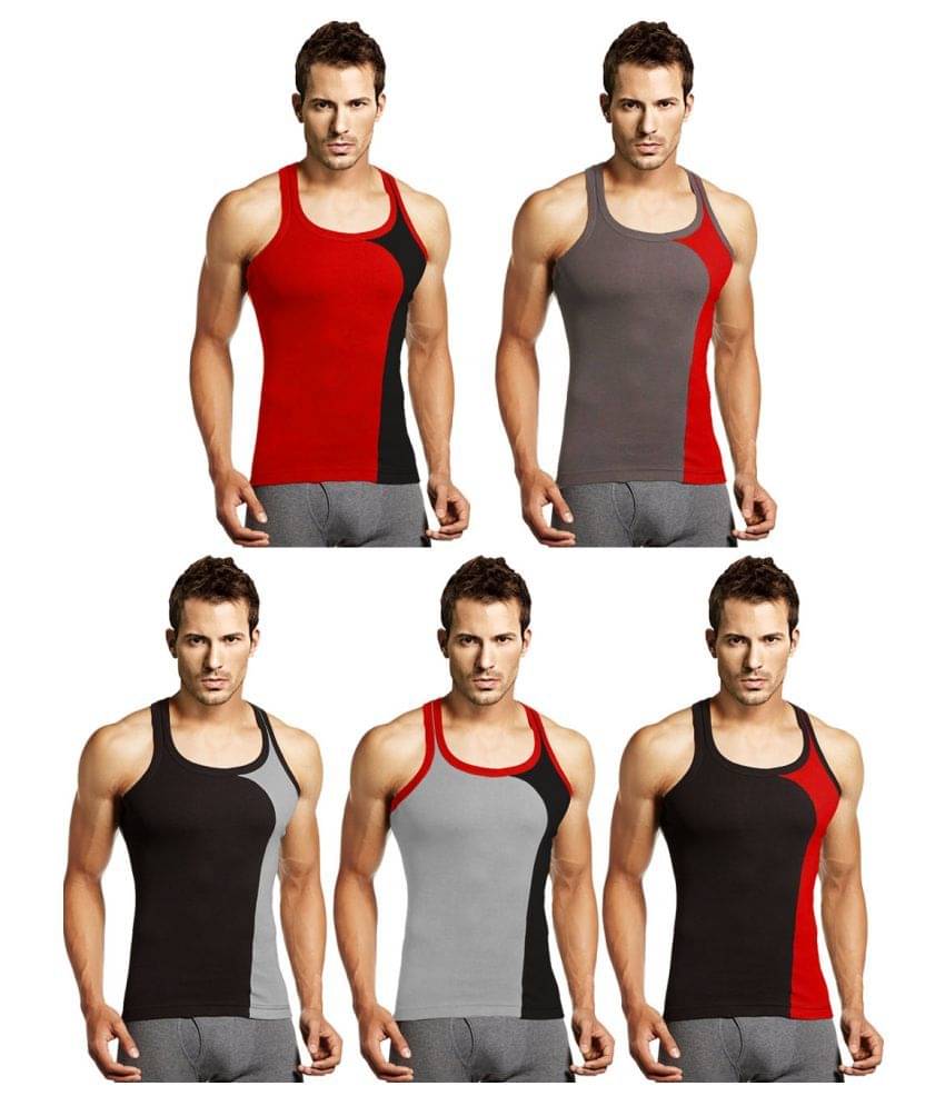Rupa Hunk White Sleeveless Vests Rupa Hunk White Sleeveless Vests
