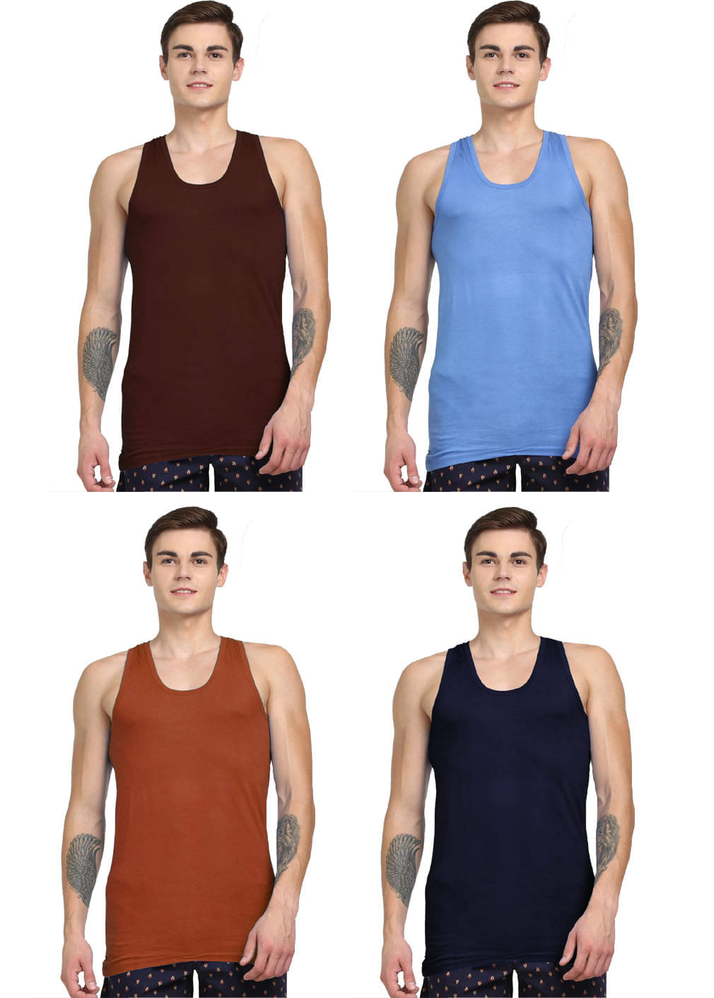 Rupa Jon Multi Sleeveless Vests Rupa Jon Multi Sleeveless Vests