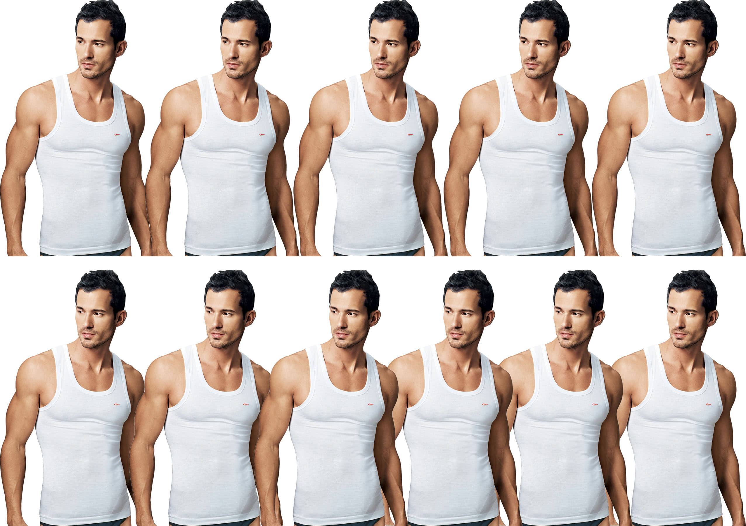 Rupa Jon White Sleeveless Vests - Nightwear & Loungewear | Buy online on ZillyBuy