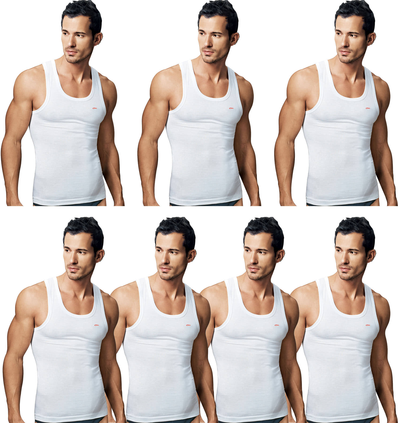 Rupa Jon White Sleeveless Vests - Nightwear & Loungewear | Buy online on ZillyBuy