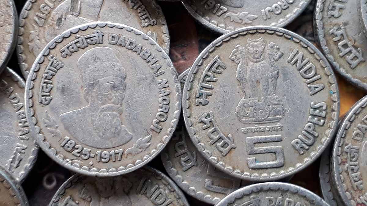 MANMAI - 5 R (Dadabhai Naoroji) COMMEMORATIVE Copper-nickel * CIRCULATED Condition 100 Numismatic Coins MANMAI - 5 R (Dadabhai Naoroji) COMMEMORATIVE Copper-nickel * CIRCULATED Condition 100 Numismatic Coins