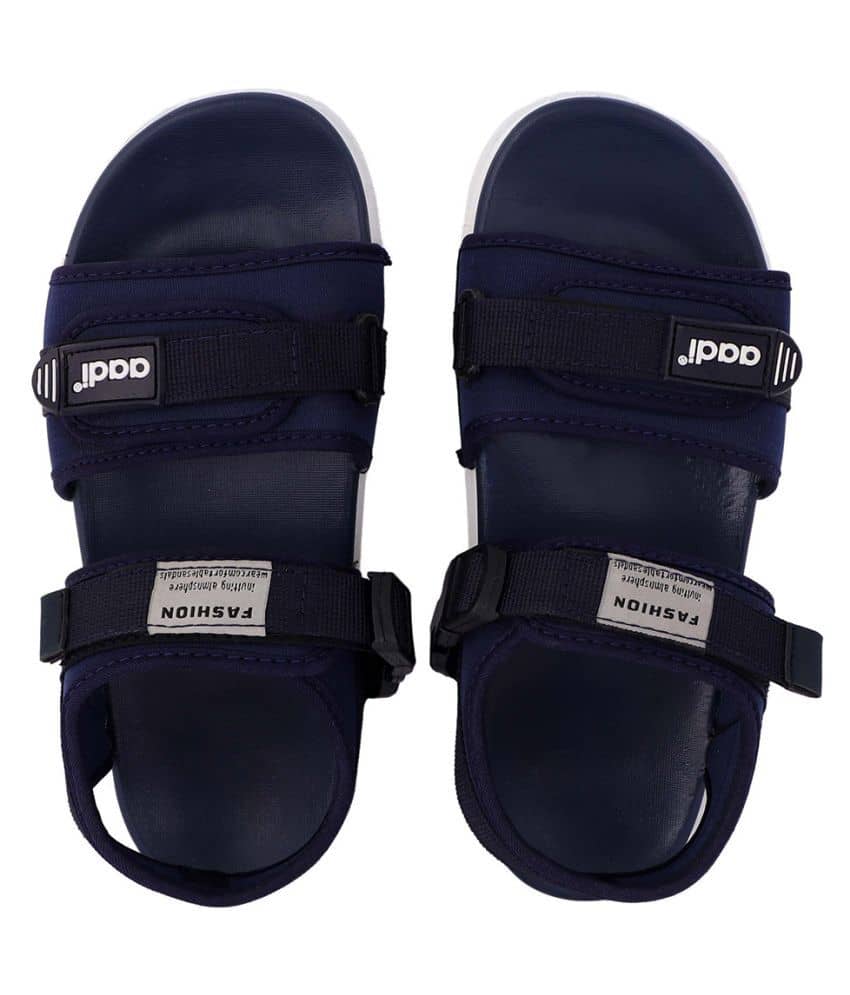 Aadi Yellow Synthetic Leather Sandals