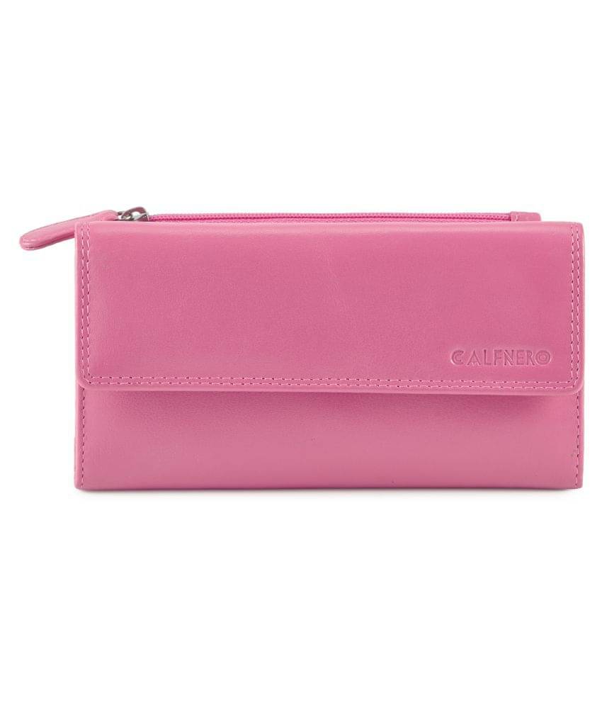     			Calfnero Pink Wallet