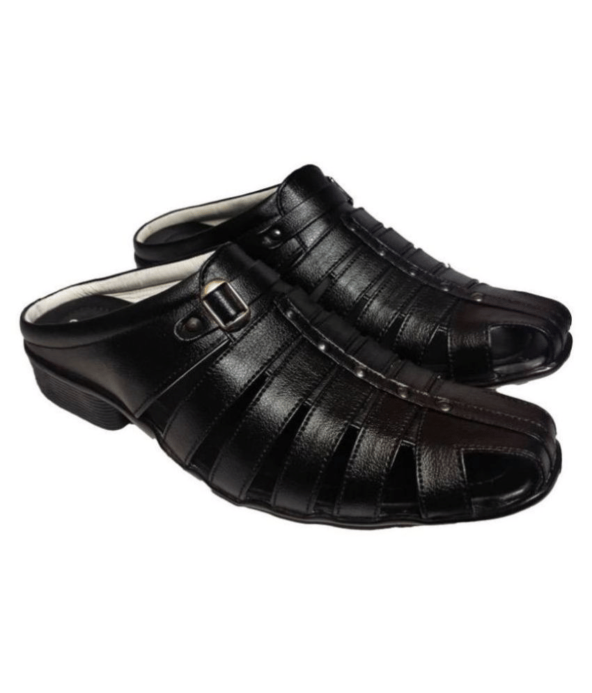 RAGE GAZE - Black  Men's Sandals