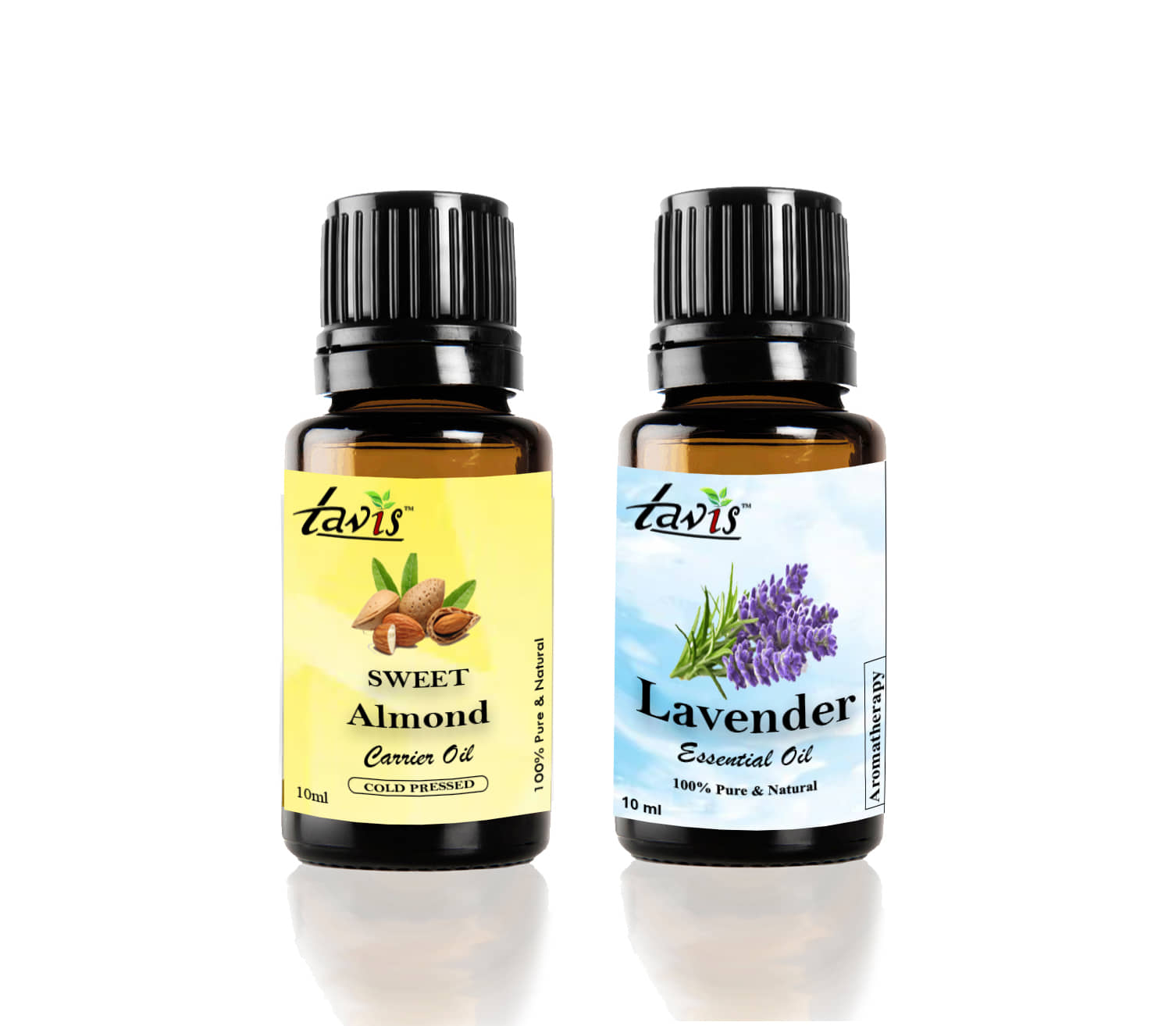 Tavis Sweet Almond Oil, Lavender Essential Oil 20 mL