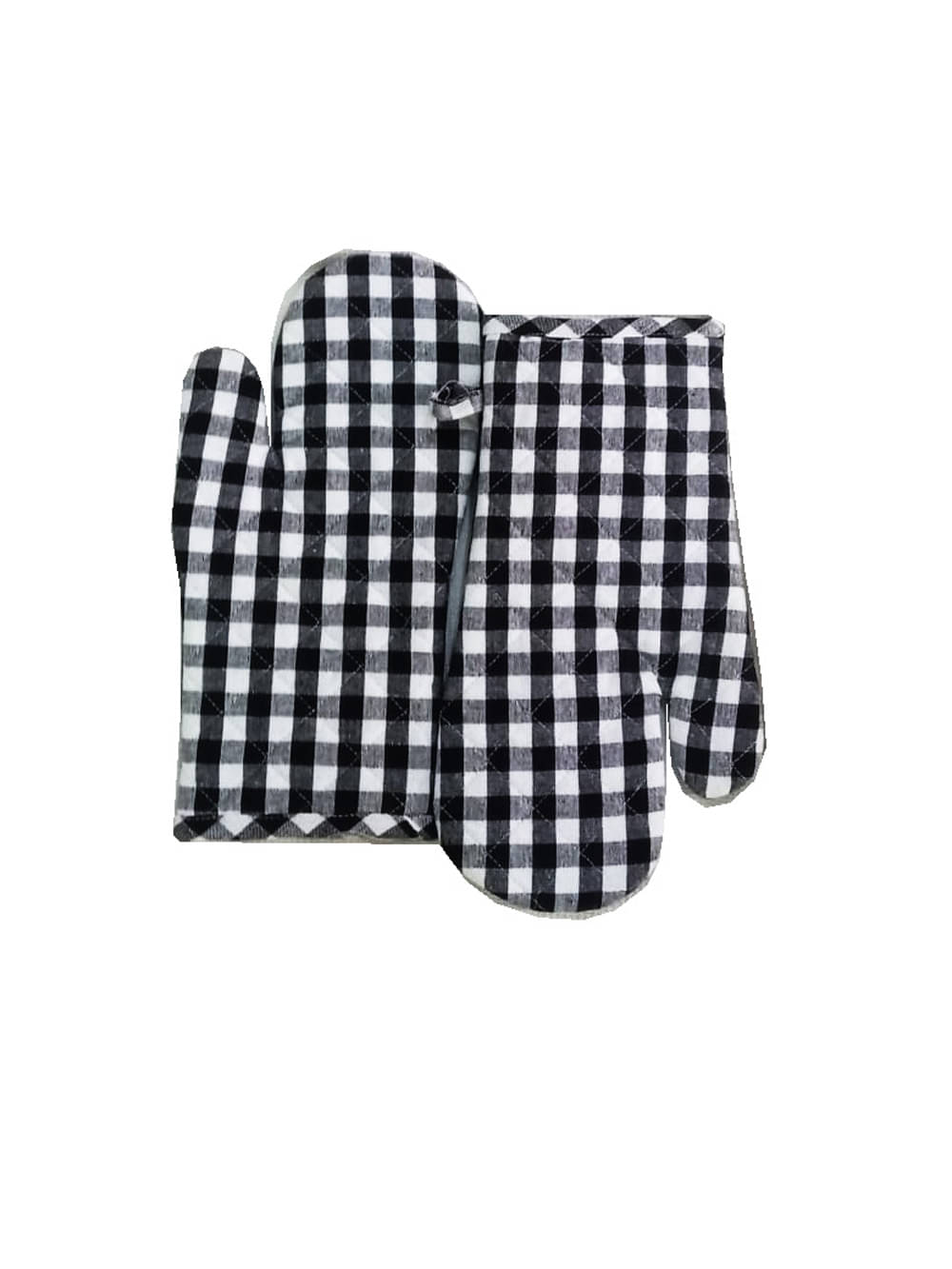 Tidy Black with White Color Checkered Design Cotton Hand Glove - Pack of 2pcs     			Tidy Black with White Color Checkered Design Cotton Hand Glove - Pack of 2pcs