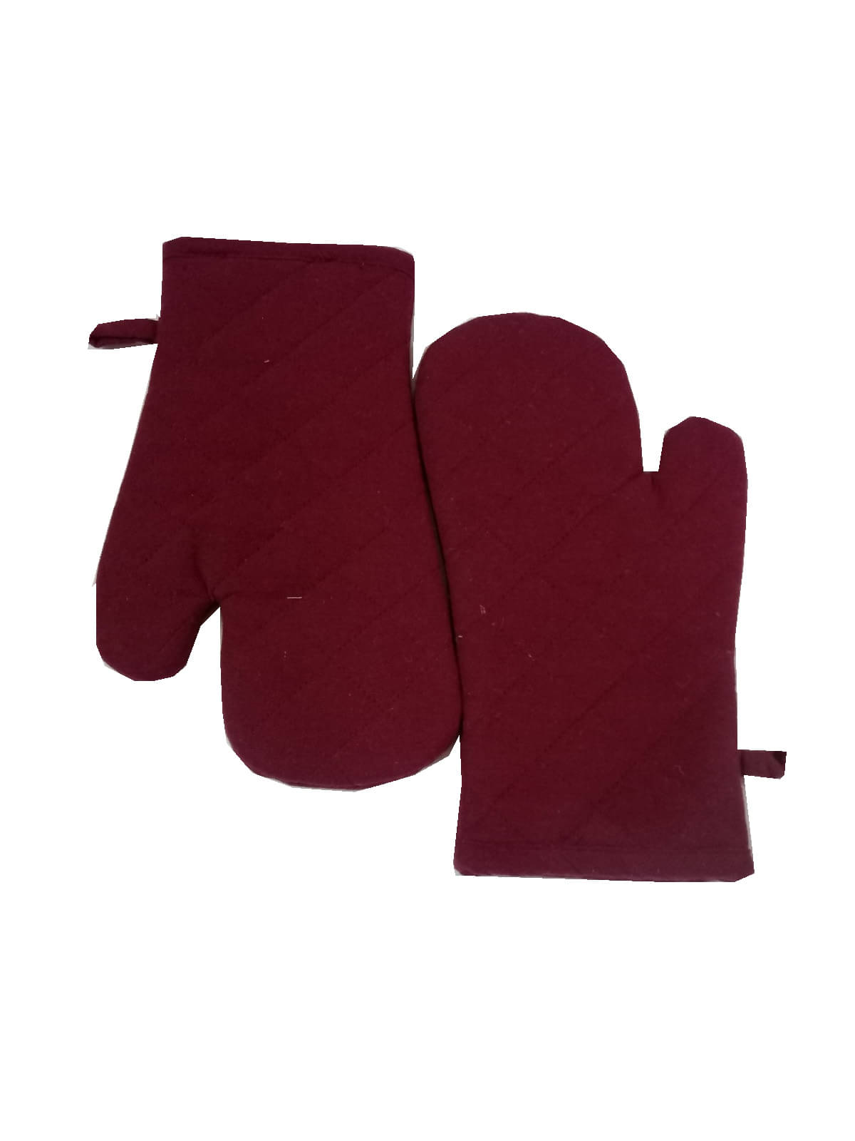 Tidy Maroon Color Plain Design Cotton Oven Hand Glove - Pack of 2pcs Tidy Maroon Color Plain Design Cotton Oven Hand Glove - Pack of 2pcs
